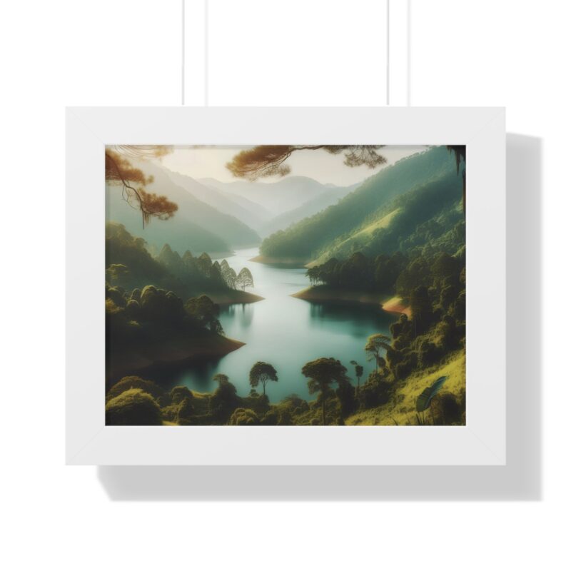 Mountain Majesty: Canvas Wall Art of a Peaceful Stream and River for Living Room and Office Décor" - Image 47