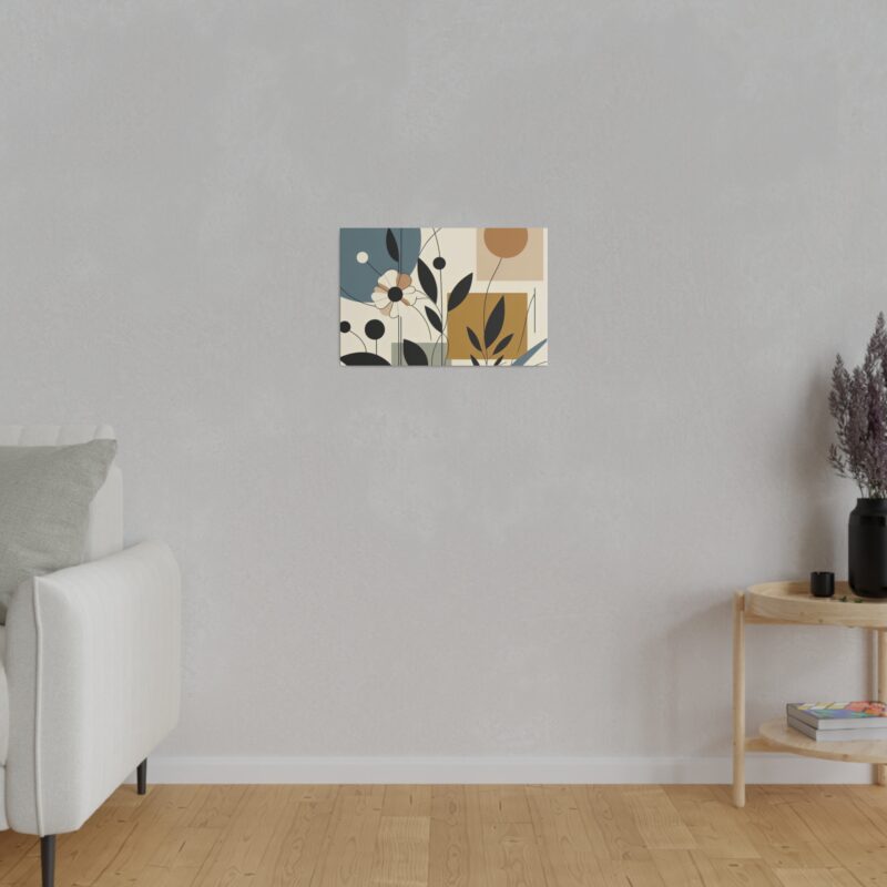 Pop Floral Abstract art on Canvas A Bold and Vibrant Statement - Image 60