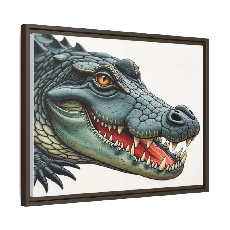 Canvas Print - Alligator Head Close-Up - Image 75
