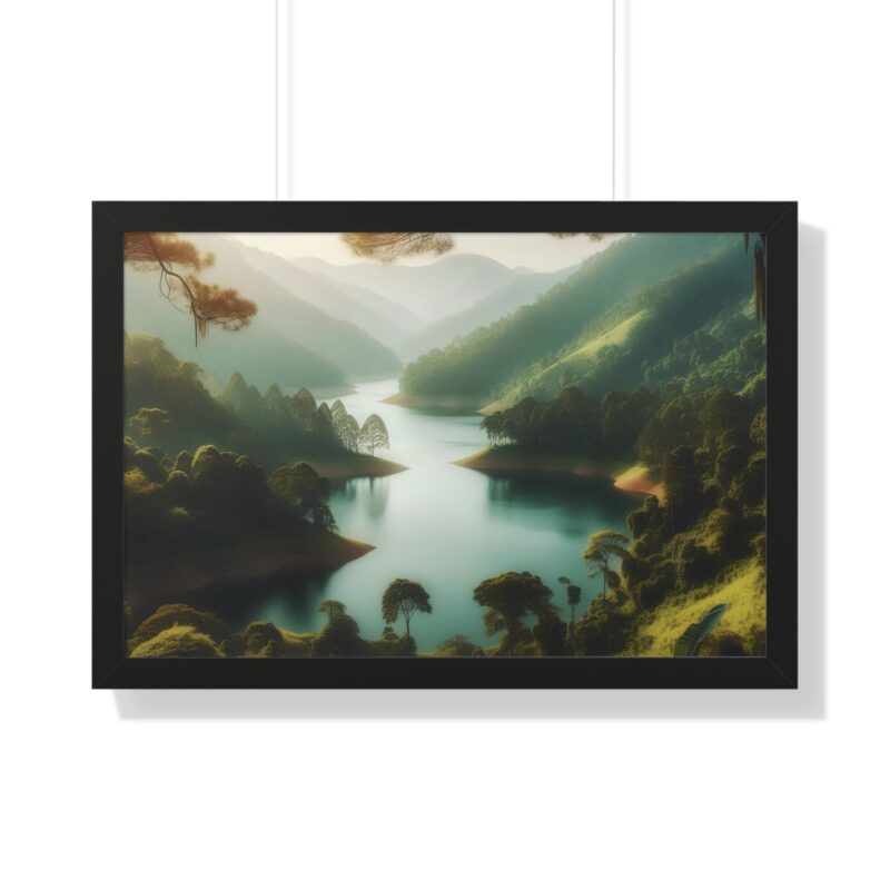 Mountain Majesty: Canvas Wall Art of a Peaceful Stream and River for Living Room and Office Décor" - Image 23