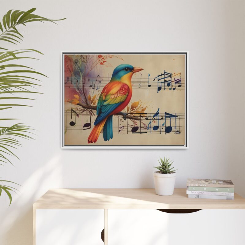 Modern Minimalist Music Art Featuring Birds and Nature - Image 104
