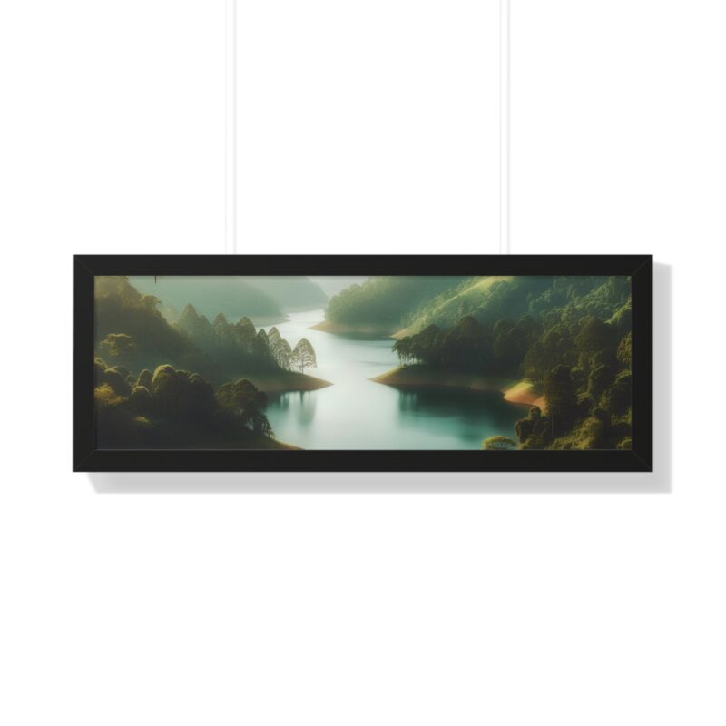 Mountain Majesty: Canvas Wall Art of a Peaceful Stream and River for Living Room and Office Décor" - Image 26
