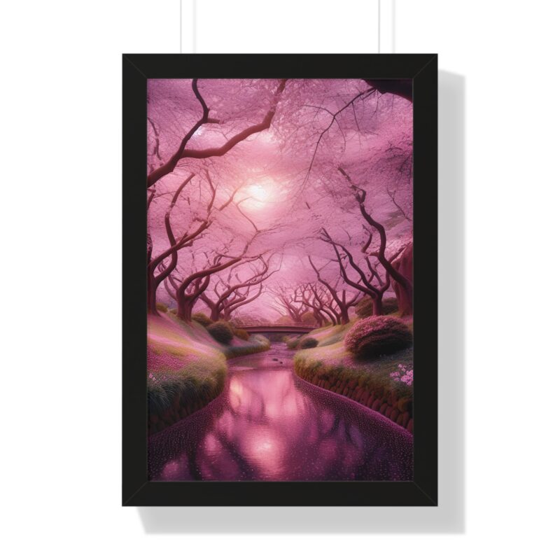 Serene Elegance: Cherry Blossoms  - Canvas Wall Art for Your Living Room and Office Décor" - Image 13