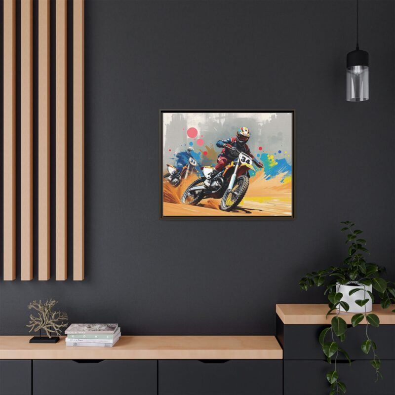 Canvas Wall Art Motocross Rider - Image 125