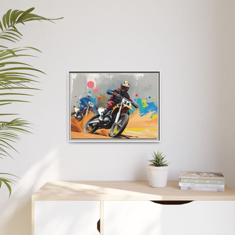 Canvas Wall Art Motocross Rider - Image 80