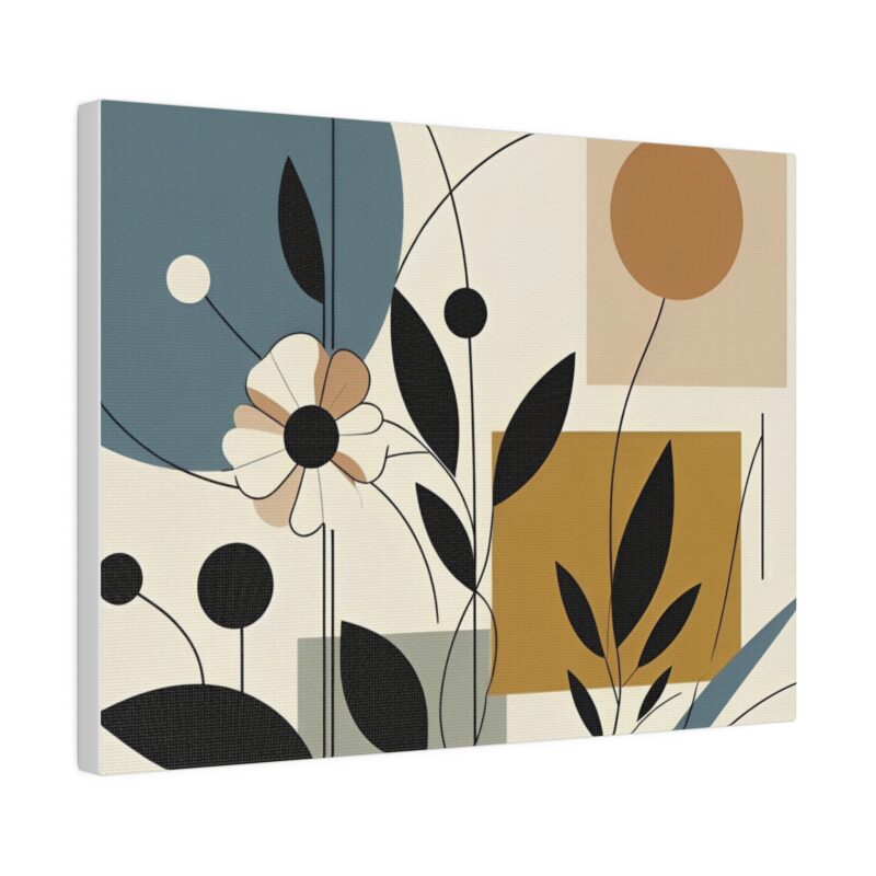 Pop Floral Abstract art on Canvas A Bold and Vibrant Statement - Image 3