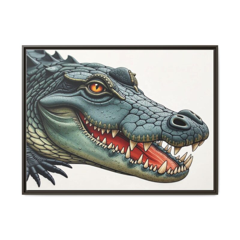 Canvas Print - Alligator Head Close-Up - Image 106