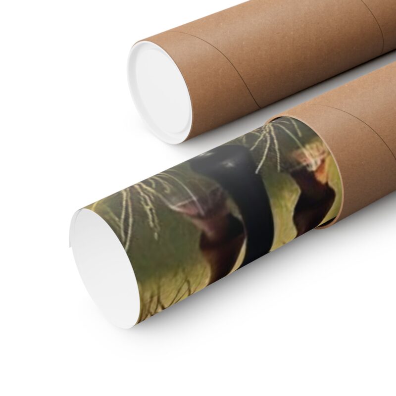 Matte Vertical Posters of Three Horses in a Grassy Field: Brown, Gray, and Chestnut - Image 20