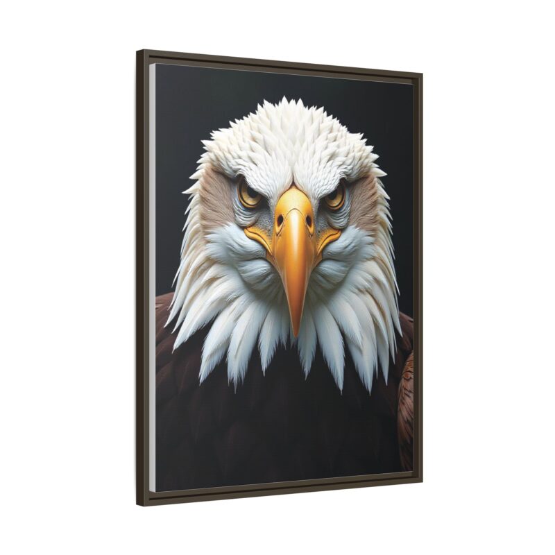 Canvas Art Print on Intense Stare of the Bald Eagle - Image 75