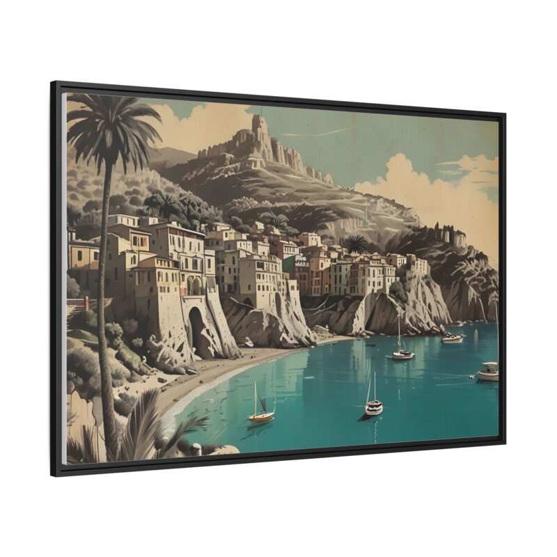 Retro Italian Riviera Travel Poster with Bold Typography Wall Art - Image 39