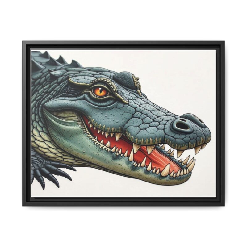 Canvas Print - Alligator Head Close-Up - Image 18