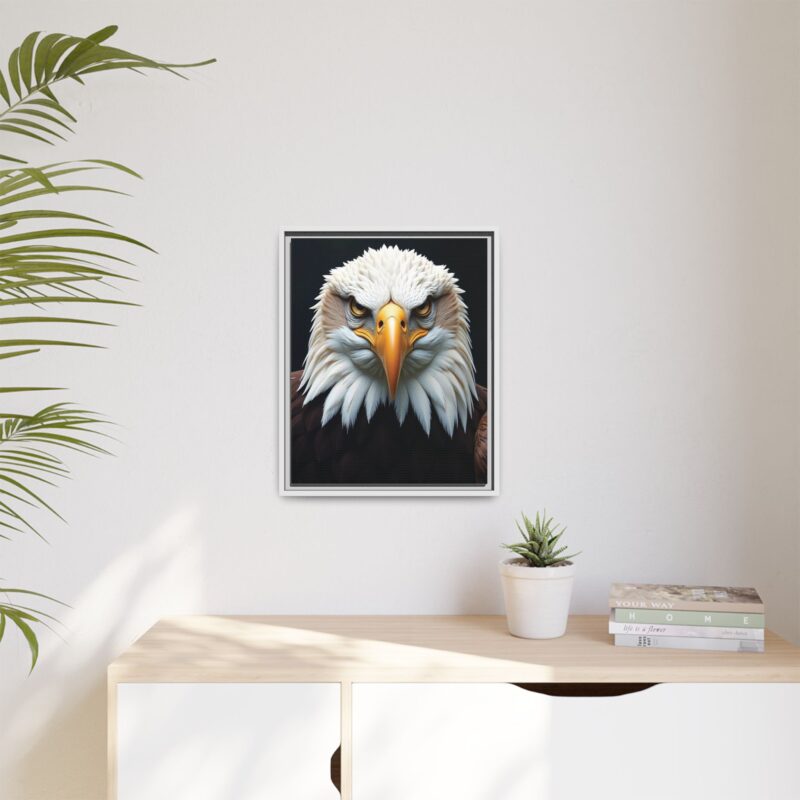 Canvas Art Print on Intense Stare of the Bald Eagle - Image 64