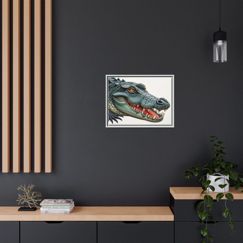 Canvas Print - Alligator Head Close-Up - Image 80
