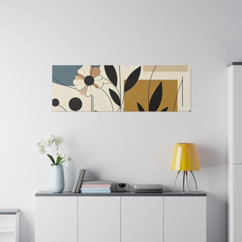 Pop Floral Abstract art on Canvas A Bold and Vibrant Statement - Image 72