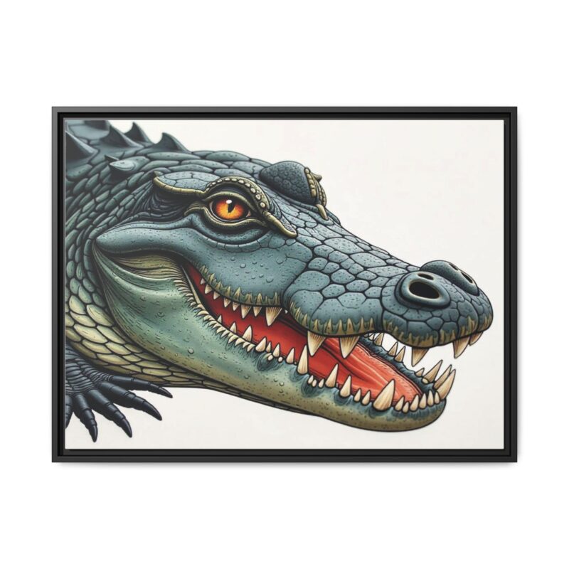 Canvas Print - Alligator Head Close-Up - Image 30