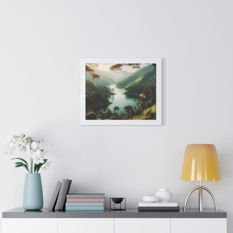 Mountain Majesty: Canvas Wall Art of a Peaceful Stream and River for Living Room and Office Décor" - Image 52