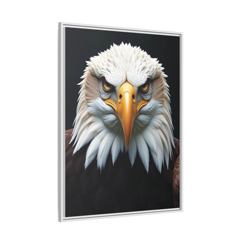 Canvas Art Print on Intense Stare of the Bald Eagle - Image 87