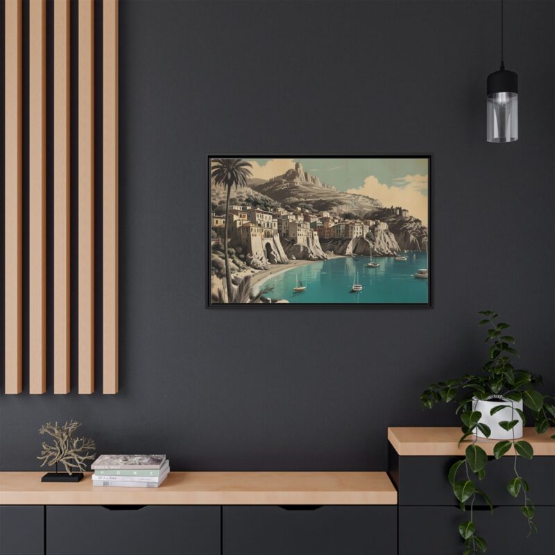 Retro Italian Riviera Travel Poster with Bold Typography Wall Art - Image 32