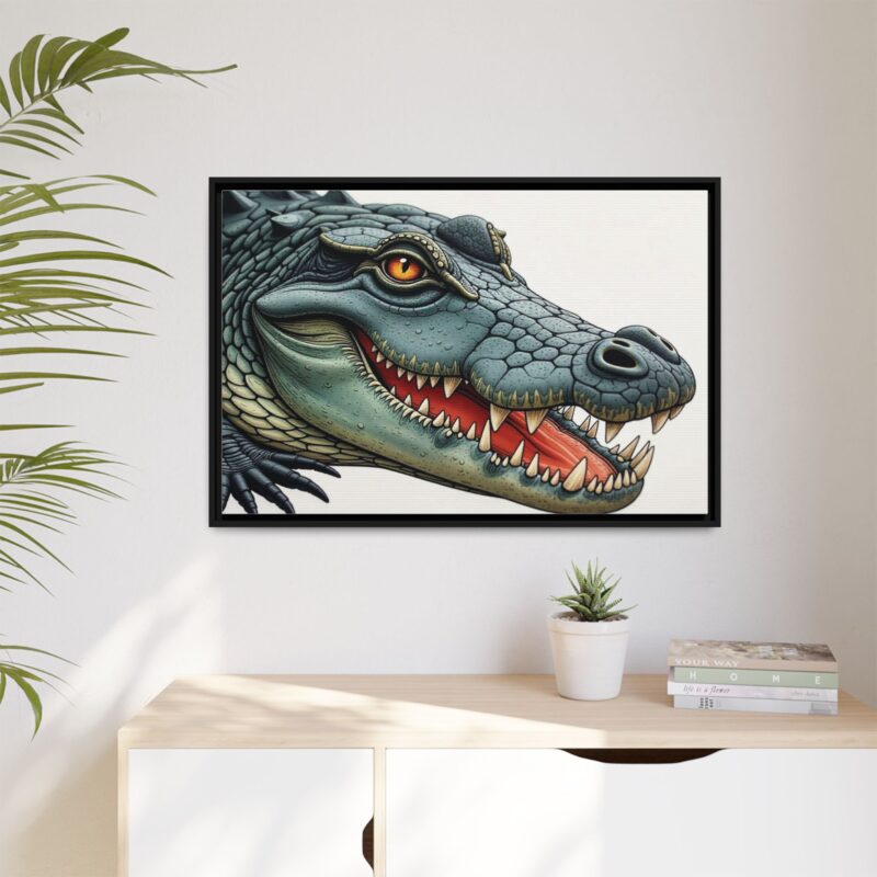 Canvas Print - Alligator Head Close-Up - Image 33