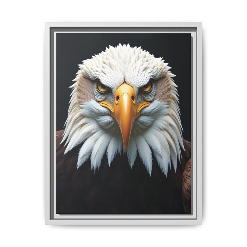 Canvas Art Print on Intense Stare of the Bald Eagle - Image 54