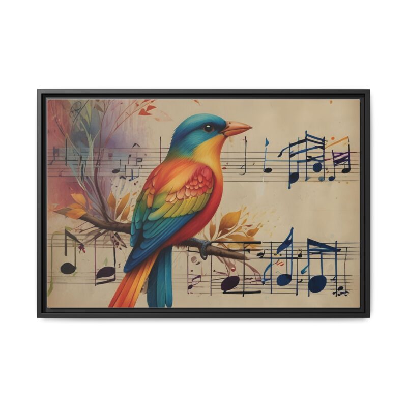 Modern Minimalist Music Art Featuring Birds and Nature - Image 2