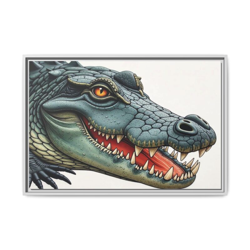Canvas Print - Alligator Head Close-Up - Image 86