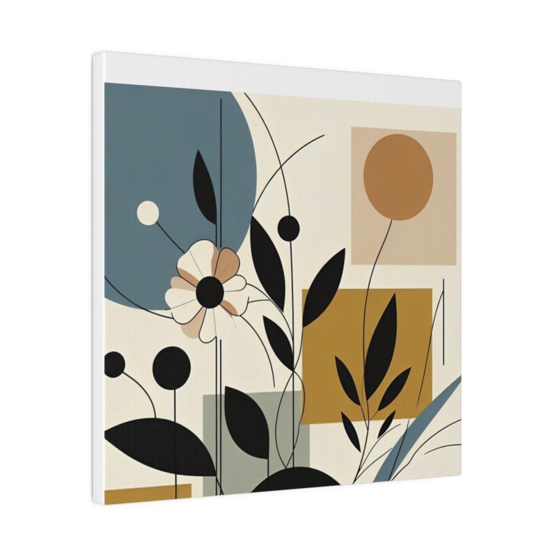 Pop Floral Abstract art on Canvas A Bold and Vibrant Statement - Image 86