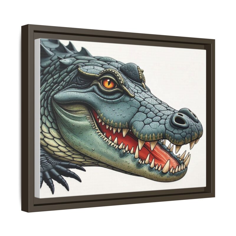 Canvas Print - Alligator Head Close-Up - Image 59