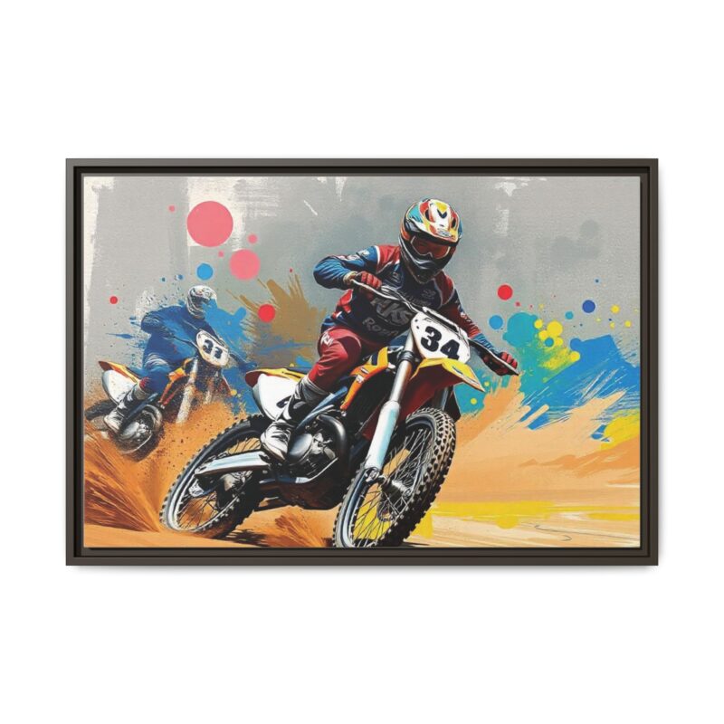 Canvas Wall Art Motocross Rider - Image 82