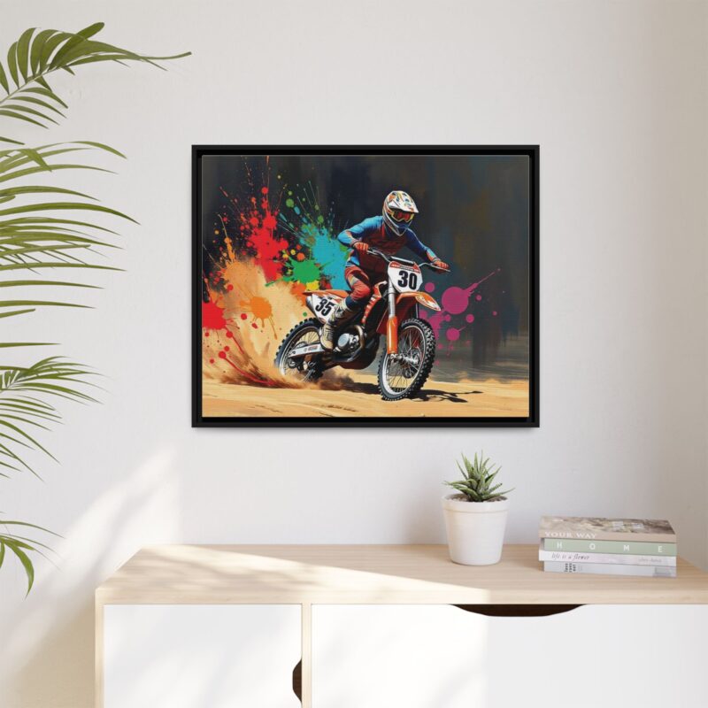 Matte Canvas, Framed (Multi-color) - Image 123