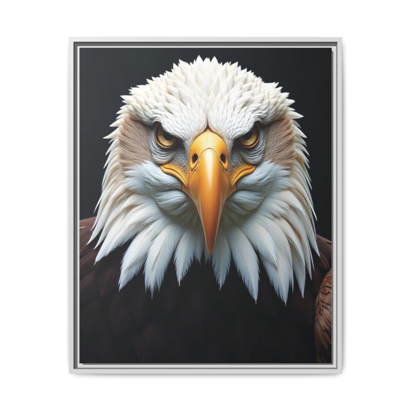 Canvas Art Print on Intense Stare of the Bald Eagle - Image 94