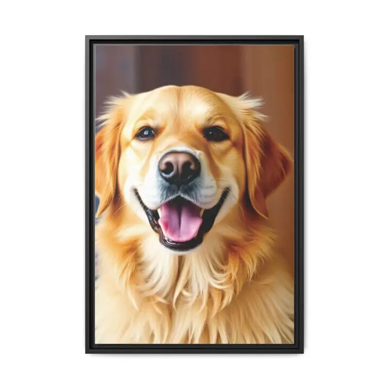 Canvas Art Print - Golden Retriever Dog
