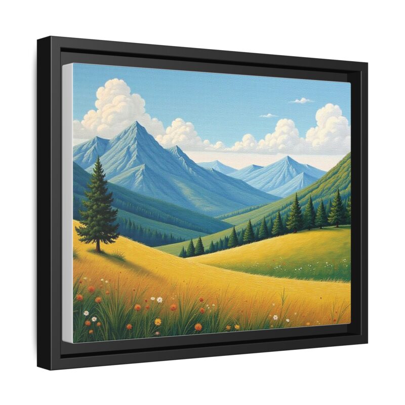 Canvas Prints - Impasto Landscapes: Textured Mountains, Fields, Water - Image 11
