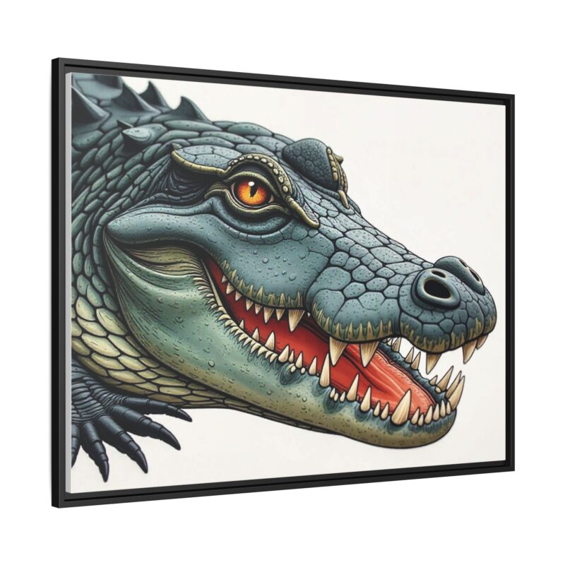 Canvas Print - Alligator Head Close-Up - Image 3