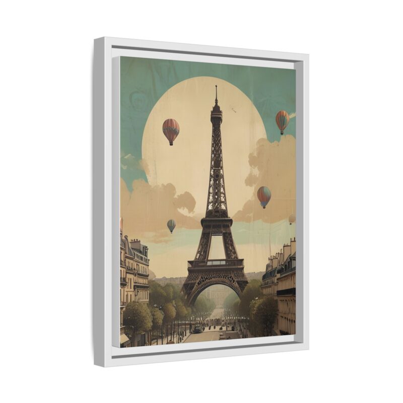 Romantic Vintage Paris Canvas Art Nouveau Typography - Image 46