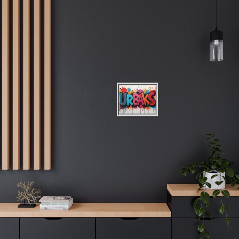 Canvas Wall Art  urban graffiti style with bold and colorful splatters - Image 53