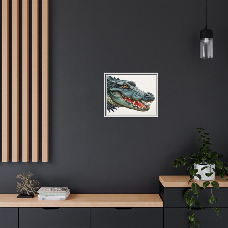 Canvas Print - Alligator Head Close-Up - Image 72