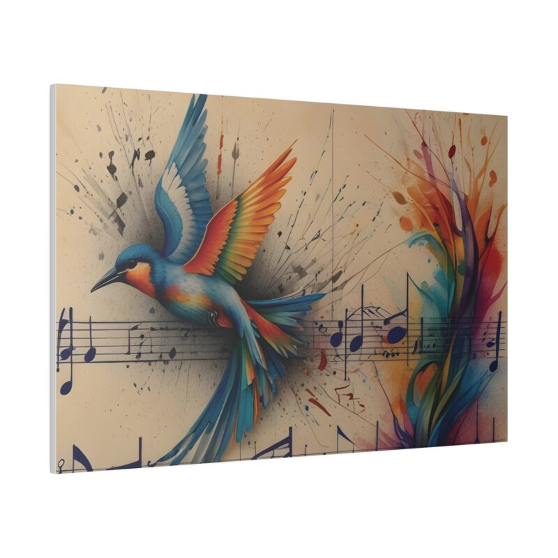 Canvas Wall Art - Minimalist Bird and Music Art: Perfect for Nature Lovers - Image 23