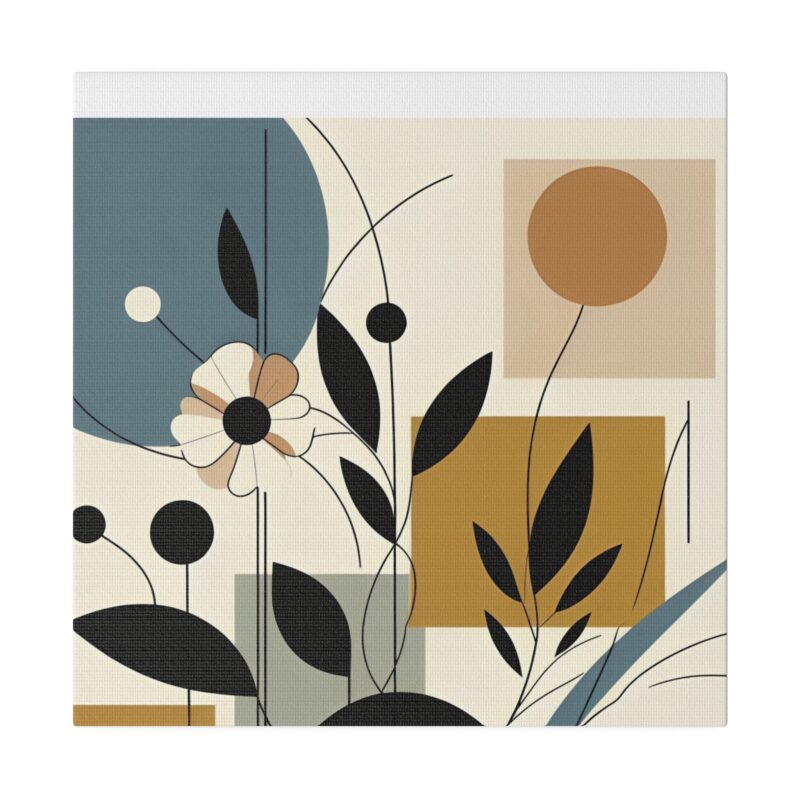 Pop Floral Abstract art on Canvas A Bold and Vibrant Statement - Image 85