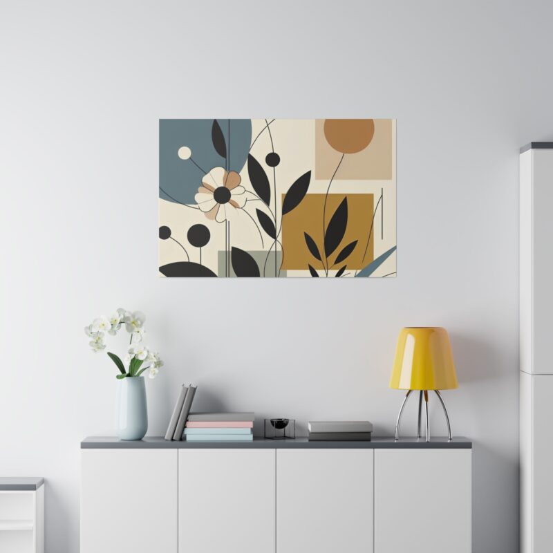 Pop Floral Abstract art on Canvas A Bold and Vibrant Statement - Image 29