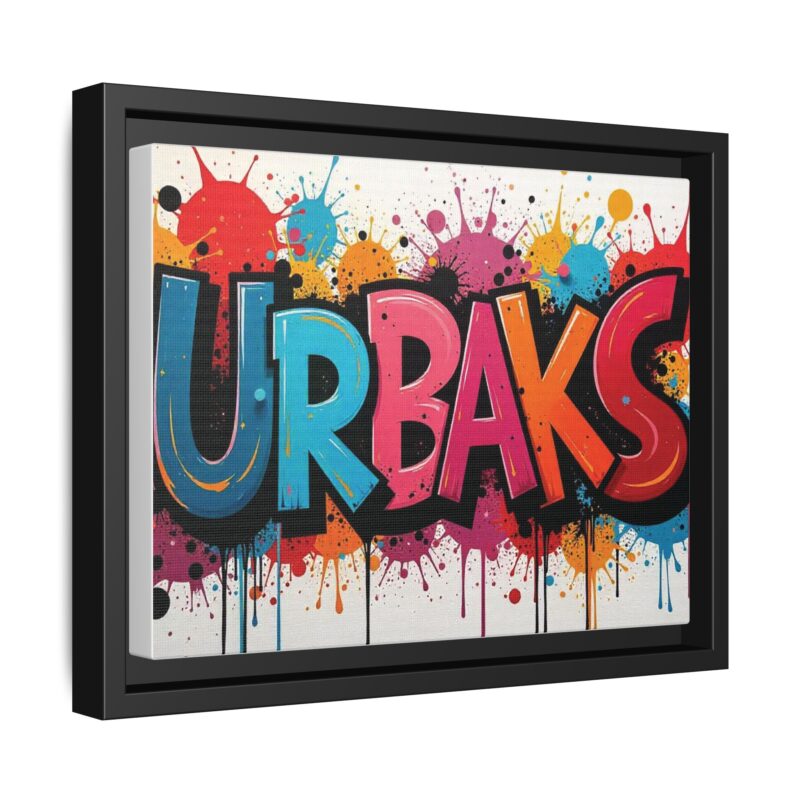Canvas Wall Art  urban graffiti style with bold and colorful splatters - Image 7