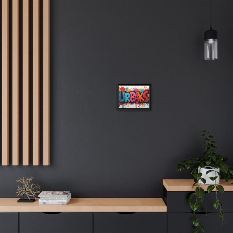 Canvas Wall Art  urban graffiti style with bold and colorful splatters - Image 5