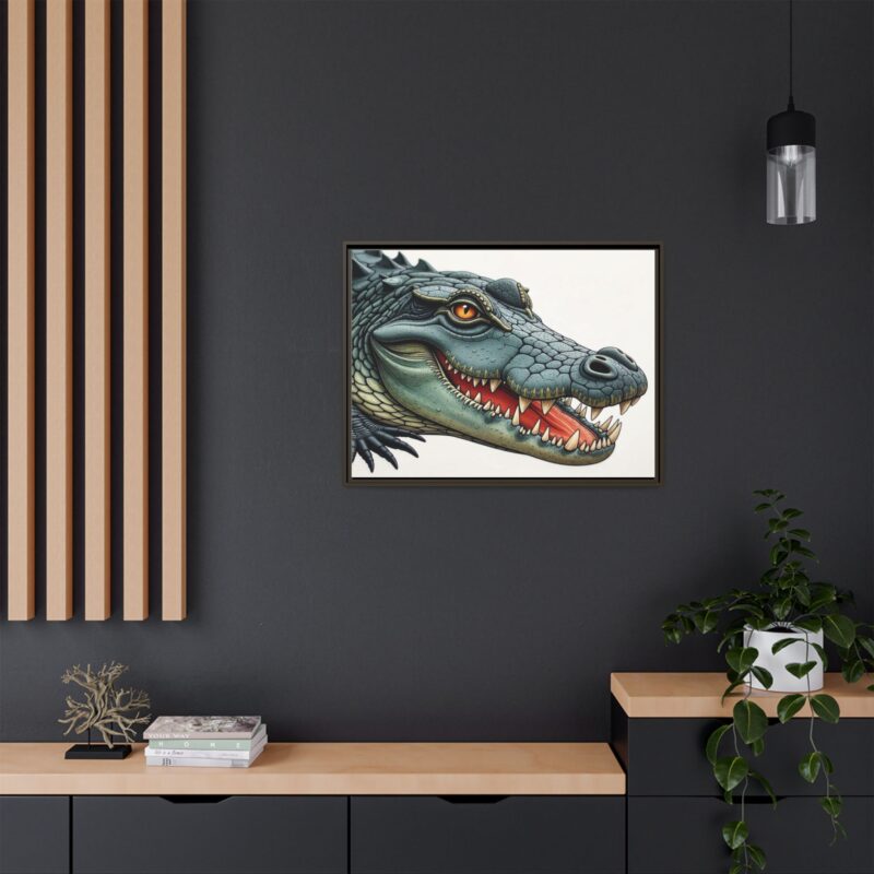 Canvas Print - Alligator Head Close-Up - Image 91