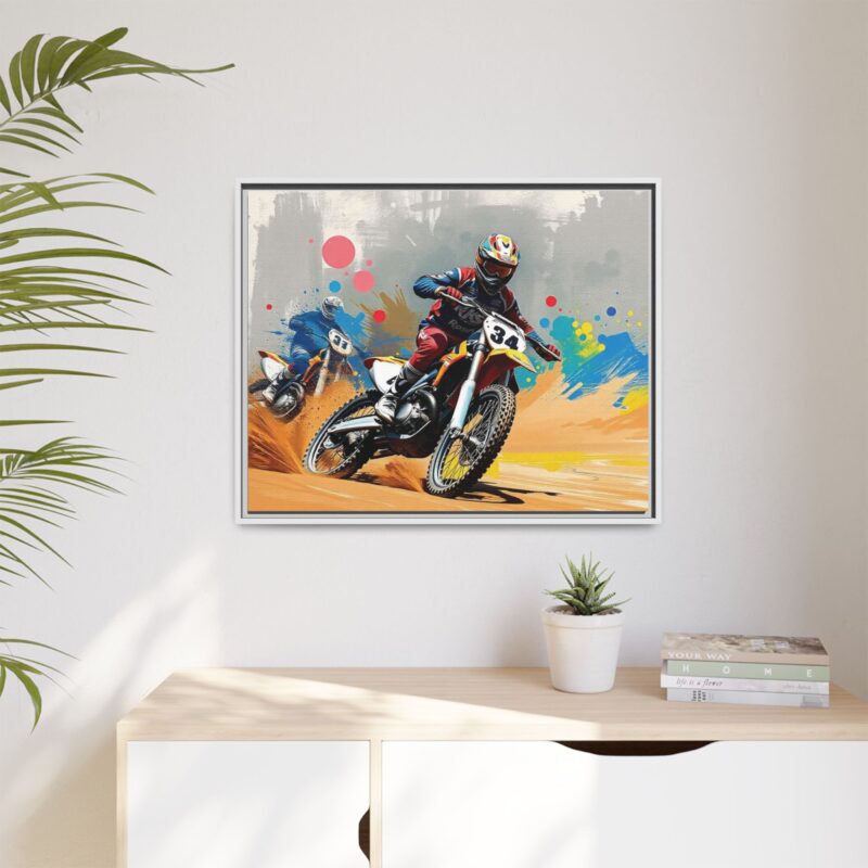 Canvas Wall Art Motocross Rider - Image 132