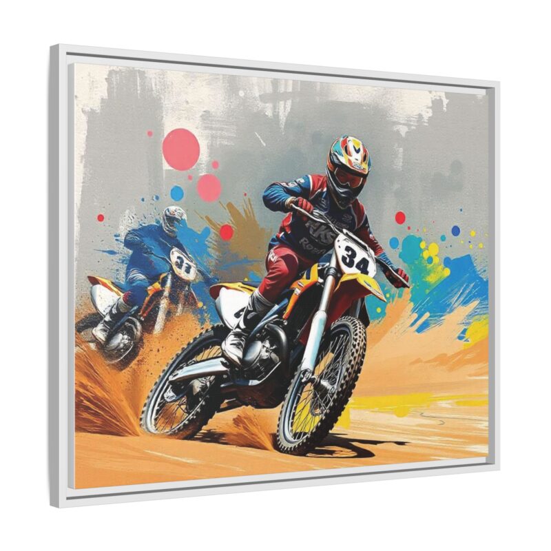 Canvas Wall Art Motocross Rider - Image 131