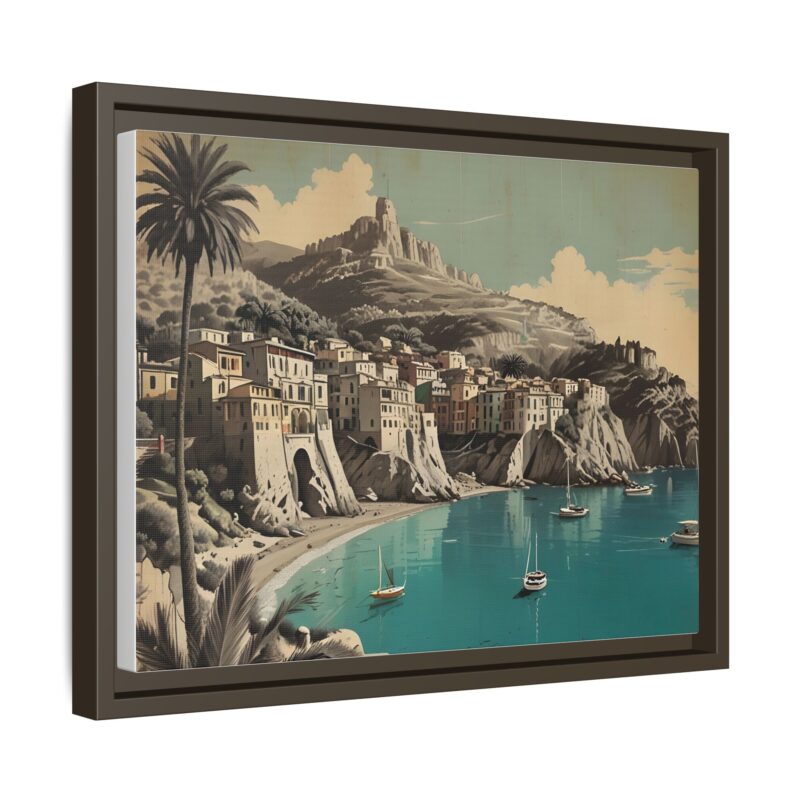 Retro Italian Riviera Travel Poster with Bold Typography Wall Art - Image 59