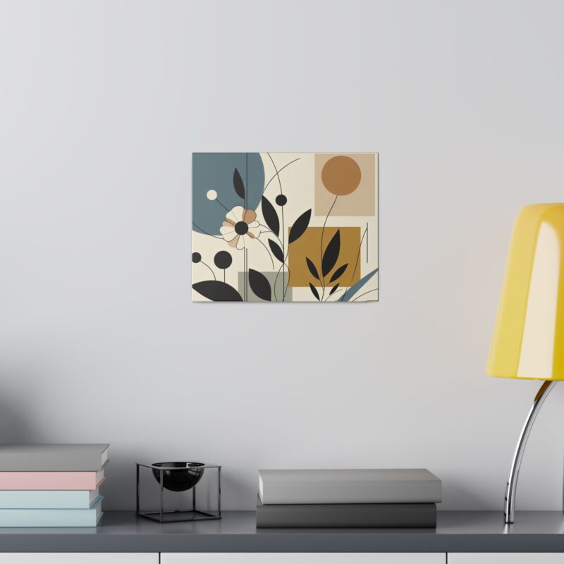 Pop Floral Abstract art on Canvas A Bold and Vibrant Statement - Image 53