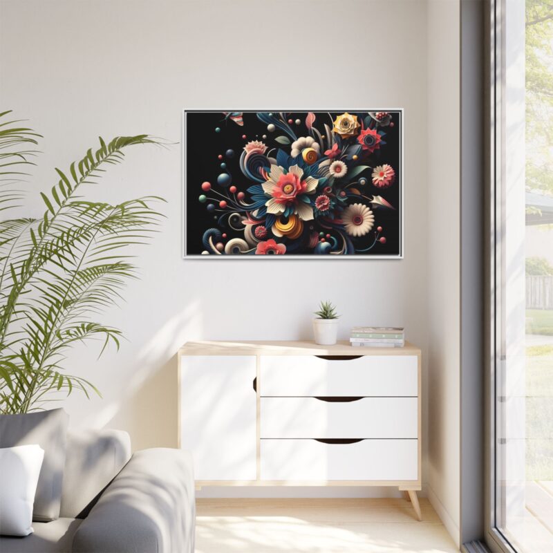 Elevate Your Space with Stunning Floral Abstract Wall Art - Image 129