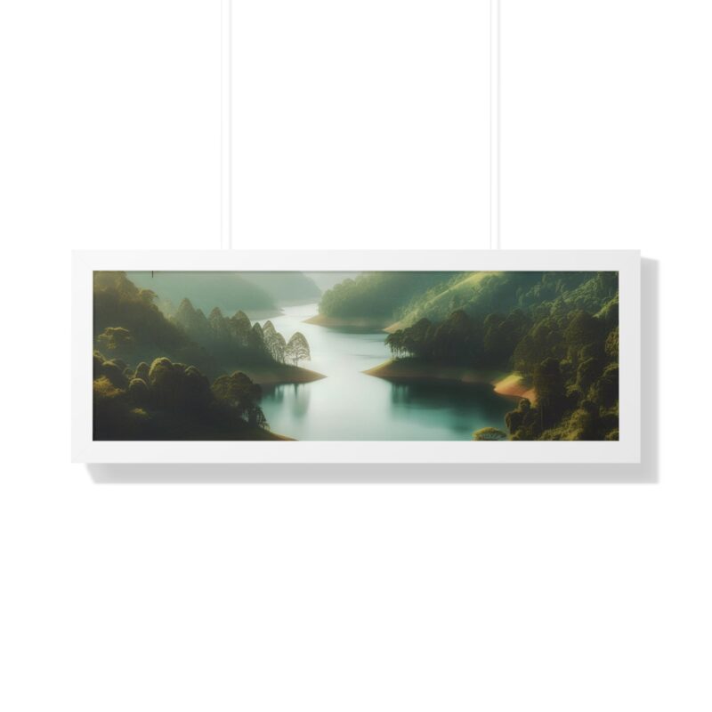 Mountain Majesty: Canvas Wall Art of a Peaceful Stream and River for Living Room and Office Décor" - Image 62