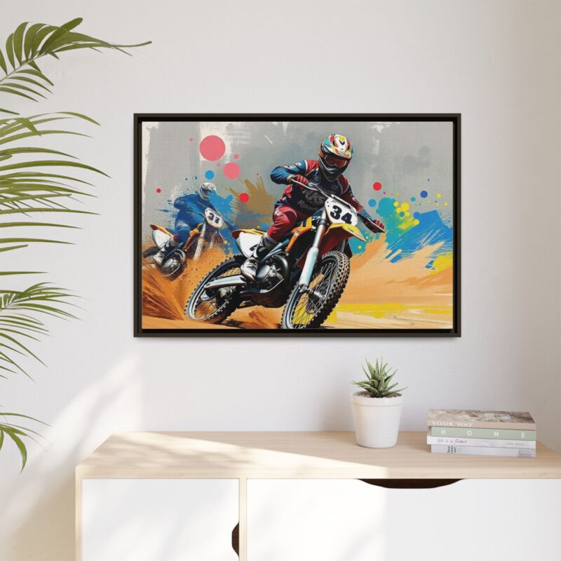 Canvas Wall Art Motocross Rider - Image 99